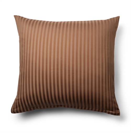  Pudebetræk 60x63 cm - 100% Bomuldssatin - Okker ensfarvet hovedpudebetræk - Borg Living