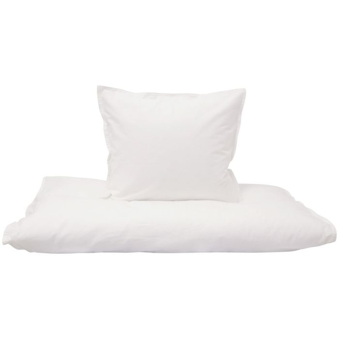 Junior sengetøj 100x140 cm - Hvid økologisk sengesæt - 100% Økologisk bomuld - Dozy