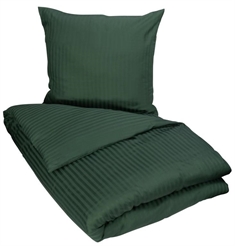Junior sengetøj 100x140 cm - Grøn sengesæt til junior - 100% Jacquardvævet bomuldssatin