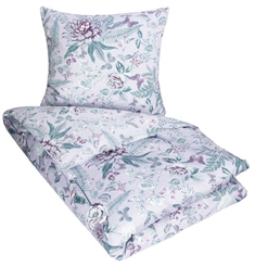 Dobbelt sengetøj 200x200 cm - Butterfly lavendel - Lilla - 100% Bomuldssatin 
