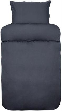 Blåt sengetøj 140x220 cm - Ensfarvet sengetøj - Elegance - 100% egyptisk bomuld - Høie sengesæt