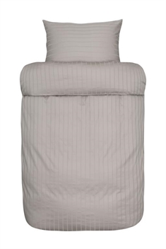 Sengetøj 140x200 cm - Milano Gråt sengetøj - Dynebetræk i 100% dobbyvævet bomuldssatin - Høie sengetøj