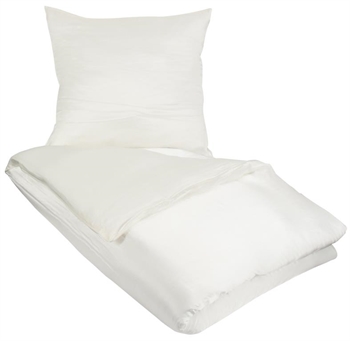 Silke sengetøj 140x200 cm - Hvidt sengetøj - Dynebetræk i 100% Silke - Butterfly Silk