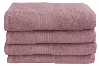 Badelagen - 100x150 cm - Støvet rosa - 100% Bomuld - Stort håndklæde fra By Borg