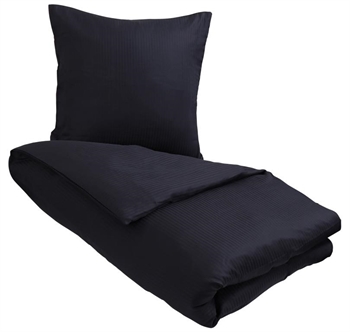 King size sengetøj 240x220 cm - Mørke blåt sengetøj - Ekstra blødt sengesæt i 100% Egyptisk bomuld - By Borg