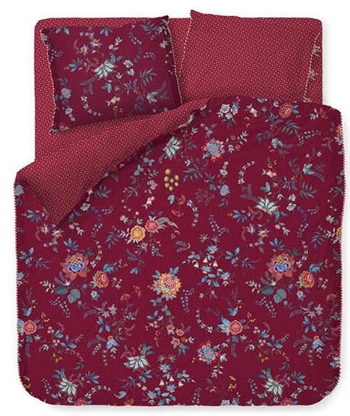 Blomstret sengetøj 140x200 cm - Flower festival - Sengesæt med 2 i 1 design - 100% Bomuld - Pip Studio sengetøj
