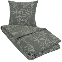 Grønt sengetøj 200x220 cm - Marie grøn - Sengetøj dobbeltdyne - Sengelinned i 100% Bomuld - Nordstrand Home