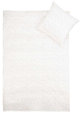Junior sengetøj 100x140 cm -  Marble white - 100% Bomuldssatin - By Night sengesæt 
