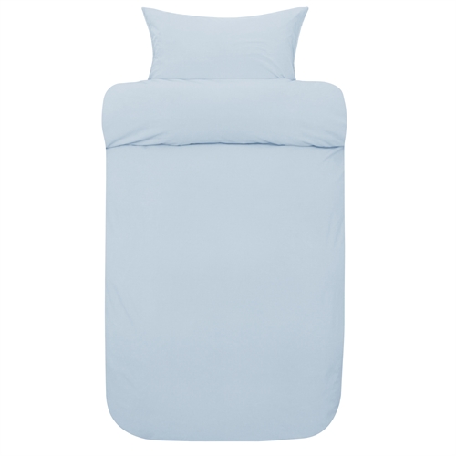 Økologisk sengetøj - 100% stenvasket bomuld - 140x200 cm - Frøya light blue - Sengelinned fra Høie of Scandinavia 