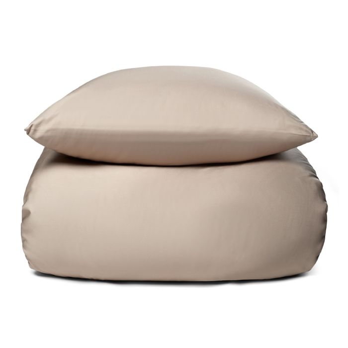 Bambus sengetøj - 100% Naturligt bambus - 140x200 cm - Champagne farvet, satinvævet sengesæt