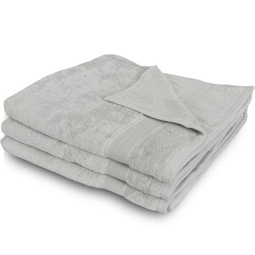 Bambus badehåndklæde - 70x140 cm - Lysegrå - Bløde luksus håndklæder fra Excellent - By Borg