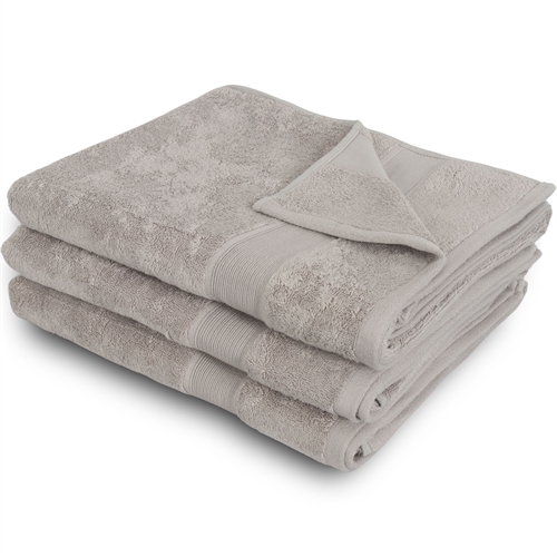 Bambus badelagen - 100x150 cm - Sand - Bløde luksus håndklæder fra Excellent - By Borg