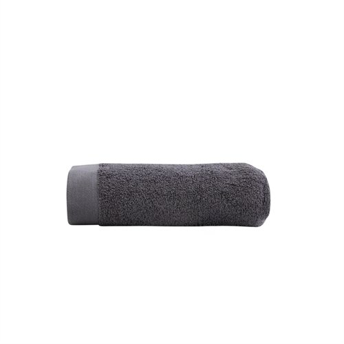 Håndklæde - 100% Blødt bomuld med høj absorberingsevne - 50x100 cm - Mørkegråt håndklæde fra danske By Borg