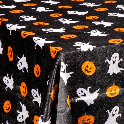 Velour dug - Halloween - 3 meter - Nervøs velour - Pakke med 3 meter 
