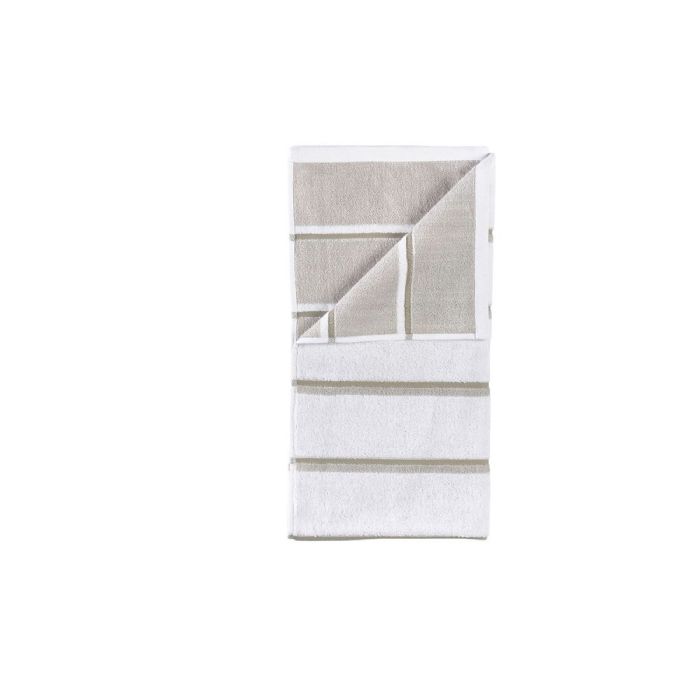 Håndklæde - 100% bomuld - 50x100 cm - Zone Denmark Sauna - Stribet White
