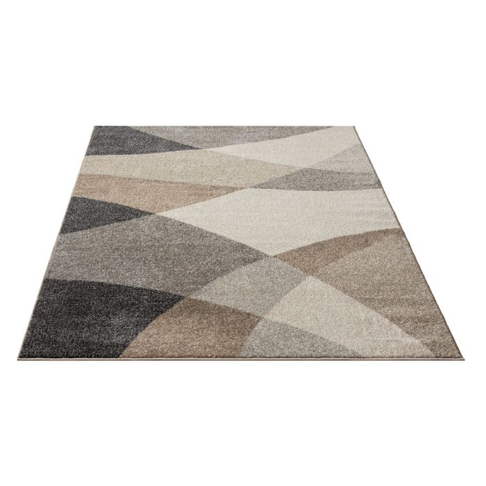 Gulvtæppe - 140x200 cm - Beige med mønster - Thales - Nordstrand Home