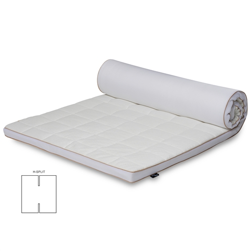 H-split topmadras - 180x200 cm 5 cm høj - NASA Memoryskum - Ergonomisk topmadras - Borg Living 