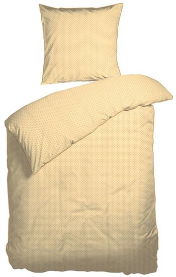 Sengetøj 140x200 cm - Bambino Gult sengetøj - 100% Økologisk bomuld - Night and Day sengetøj 