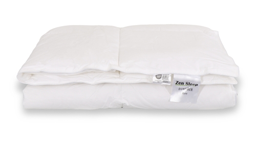 Sommer Juniordyne 100x140 cm - Allergivenlig dyne med bløde luftige fiberdun - Sval fiberdyne - Zen Sleep 