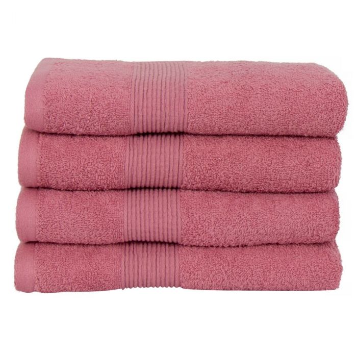 Håndklæde - 100% blødt bomuld - Rosa håndklæde fra Nordstrand Home