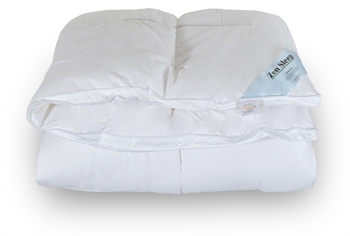 Helårsdyne 140x220 cm - Allergivenlig dyne  med bløde fiberdun - Fiberdyne fra Zen Sleep 