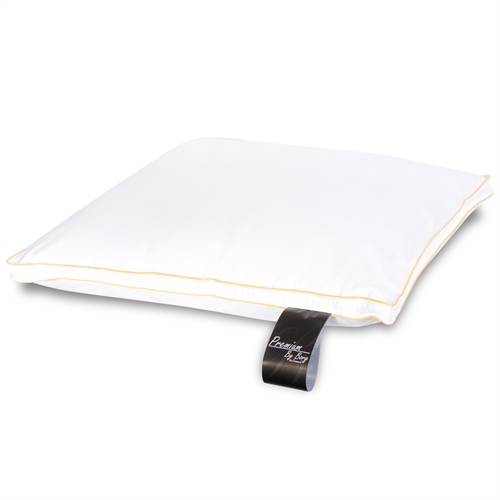 Moskusdun Hovedpude - 50x60 cm - "Lav" Dansk produceret - 3 kamre pude - Premium By Borg