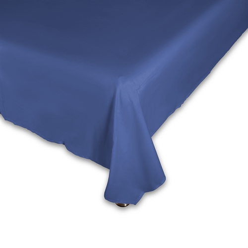 Silkelagen - Glat lagen - 150x260 cm - Blå - 100% Butterfly silk