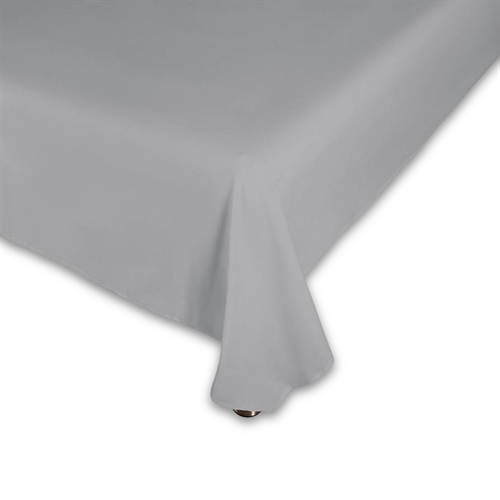 Silkelagen - Glat lagen - 150x260 cm - Grå - 100% Butterfly silk