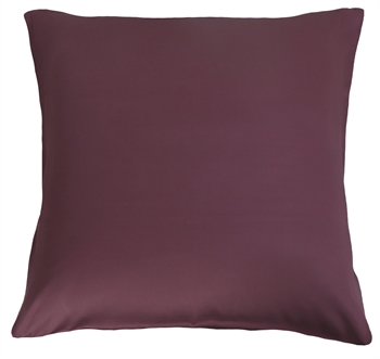 Bambus pudebetræk 60x63 cm - Bordeaux - Satinvævning - 100% Bambus - Nature By Borg