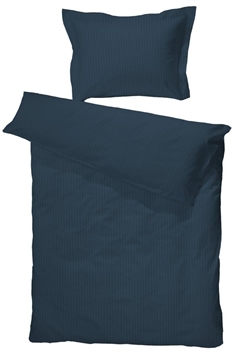 Baby sengetøj 70x100 cm - Mørkeblå - 100% Egyptisk Bomuldssatin - Turiform