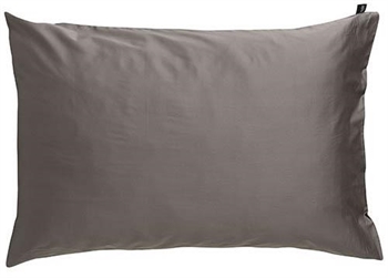 Pudebetræk 70x100 cm -  Mørk Grå - 100% bomuldsatin - Høie